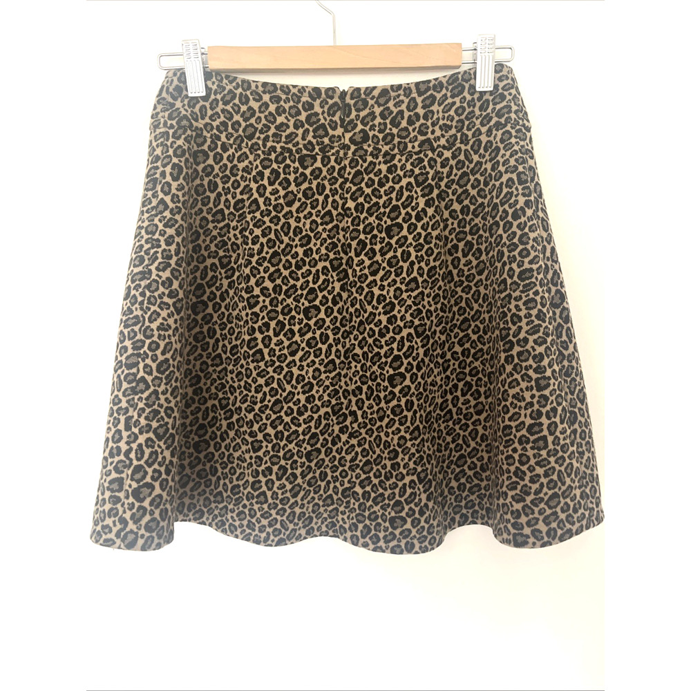 Tuckernuck A-line‎ Mini Skirt Small Cheetah Print